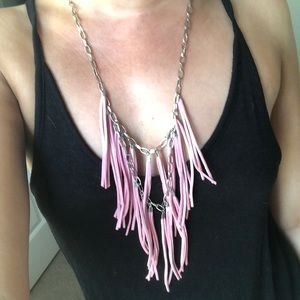 Fringe necklace
